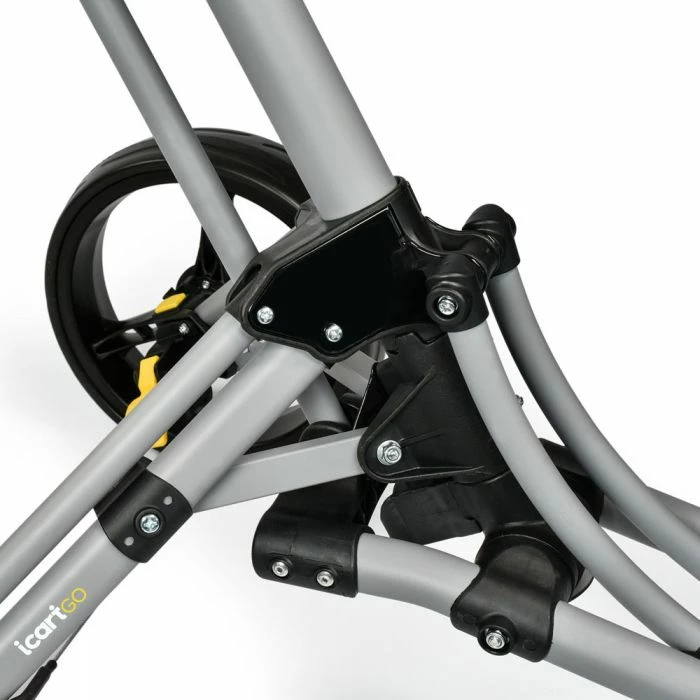ICart Go 3-Wheel Push Trolley - Grey/Black 4 ICart Go 3-Wheel Push Trolley - Grey/Black - Image 4
