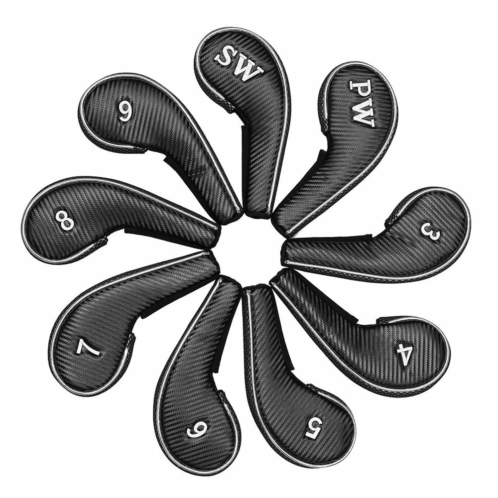 Longridge Magnetix Deluxe Iron Headcovers (9 Piece) 1 Longridge Magnetix Deluxe Iron Headcovers (9 Piece)