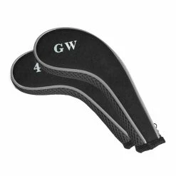 Longridge Longneck Neoprene Iron Covers (4-GW) - Black/Silver