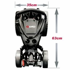 Longridge Ezeglide Compact Quad Push Golf Trolley Black -Golf Balls Sales Store longridge ezeglide compact quad push golf trolley dimensions 3 1