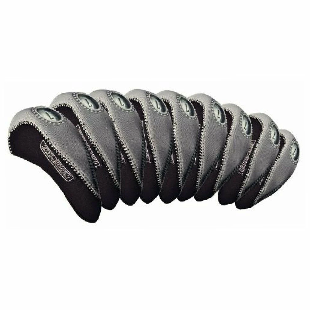 Longridge Eze Golf Iron Covers - Grey 1 Longridge Eze Golf Iron Covers - Grey