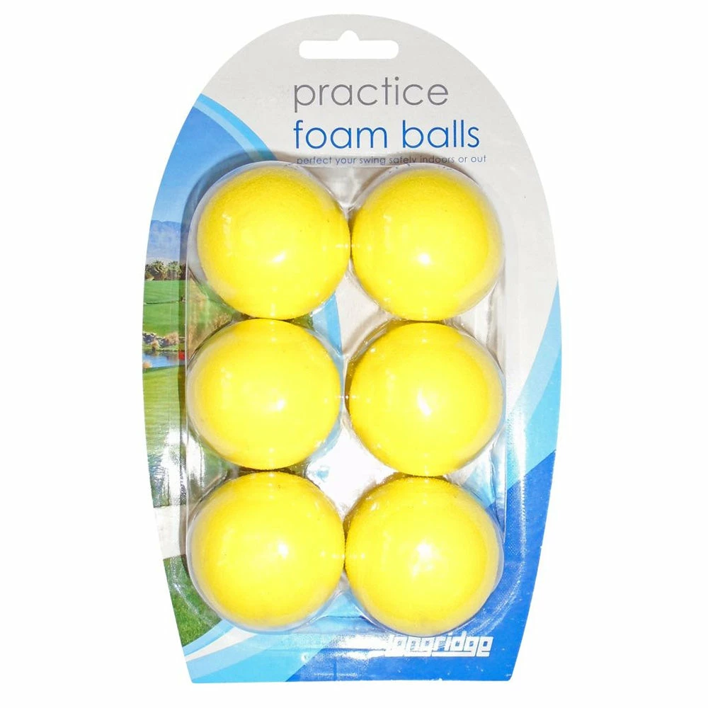 Longridge Practice Foam Balls - Yellow 1 Longridge Practice Foam Balls - Yellow
