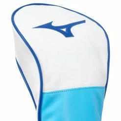 Mizuno Tour Driver Headcover - White/Blue -Golf Balls Sales Store mizuno tour driver headcover white blue 3