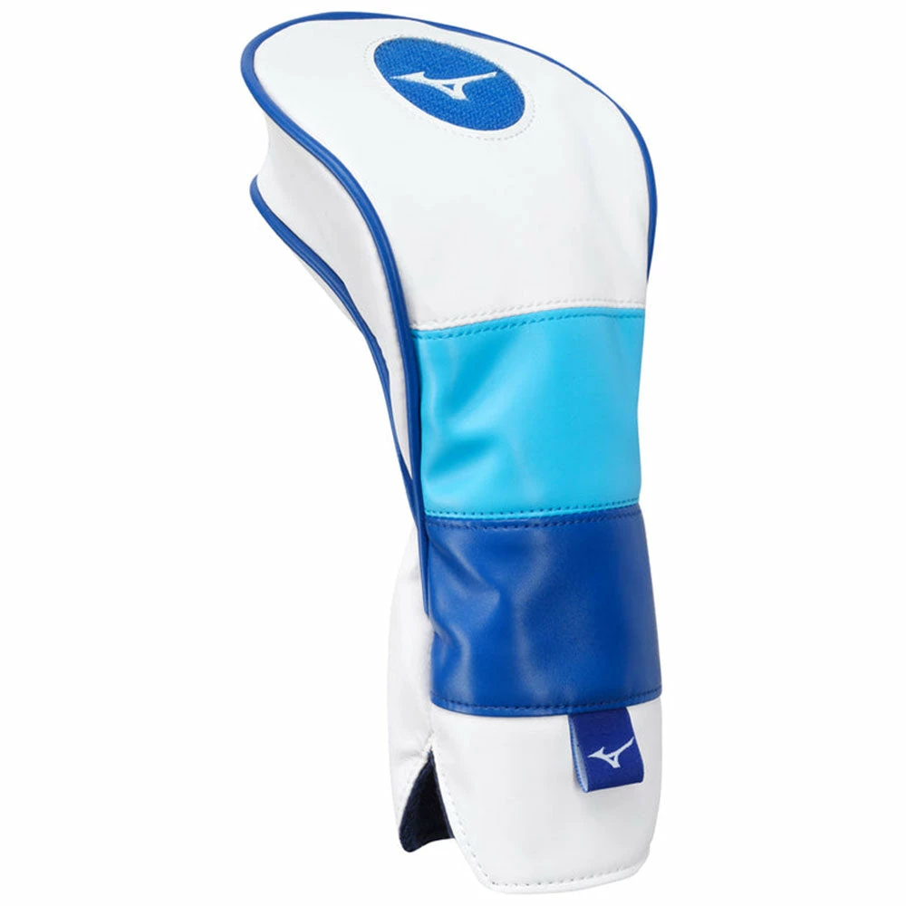 Mizuno Tour Fairway Headcover - White/Blue 1 Mizuno Tour Fairway Headcover - White/Blue