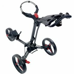 Motocaddy P1 3-Wheel Push Trolley - Black/Red -Golf Balls Sales Store motocaddy p1 push troley 2020