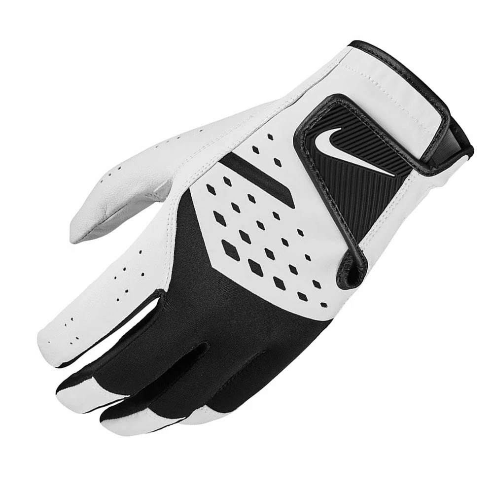 Nike Tech Extreme VII Reg Leather Glove - White/Black 1 Nike Tech Extreme VII Reg Leather Glove - White/Black