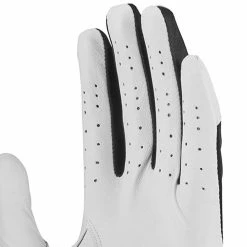 Nike Tech Extreme VII Reg Leather Glove - White/Black 8 Nike Tech Extreme VII Reg Leather Glove - White/Black -Golf Balls Sales Store nike tech extreme vii reg left hand glove 4