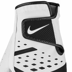 Nike Tech Extreme VII Reg Leather Glove - White/Black 9 Nike Tech Extreme VII Reg Leather Glove - White/Black -Golf Balls Sales Store nike tech extreme vii reg left hand glove 5