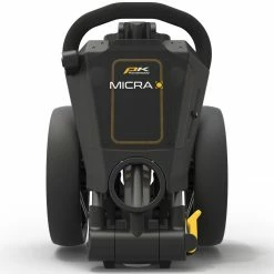 PowaKaddy Micra 3-Wheel Push Trolley - Gunmetal/Yellow 6 PowaKaddy Micra 3-Wheel Push Trolley - Gunmetal/Yellow -Golf Balls Sales Store powakaddy micra yellow 1