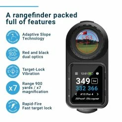 Shot Scope PRO LX+ Laser Rangefinder And H4 Handheld GPS - Blue -Golf Balls Sales Store pro lx blue 10 1