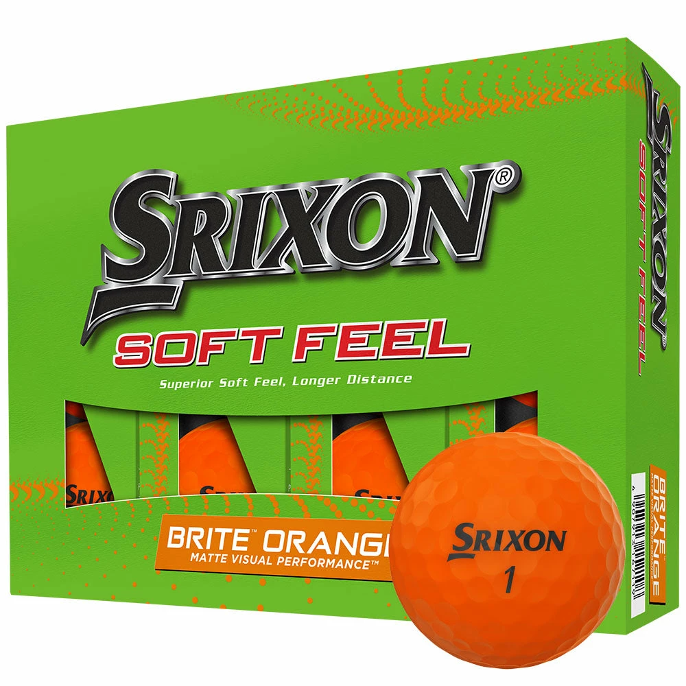 Srixon Soft Feel Golf Balls - Brite Orange - 12 Pack 1 Srixon Soft Feel Golf Balls - Brite Orange - 12 Pack