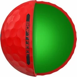 Srixon Soft Feel Golf Balls - Brite Red - 12 Pack -Golf Balls Sales Store srixon soft feel golf balls brite red 3