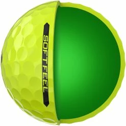 Srixon Soft Feel Golf Balls - Yellow -12 Pack -Golf Balls Sales Store srixon soft feel golf balls yellow 3