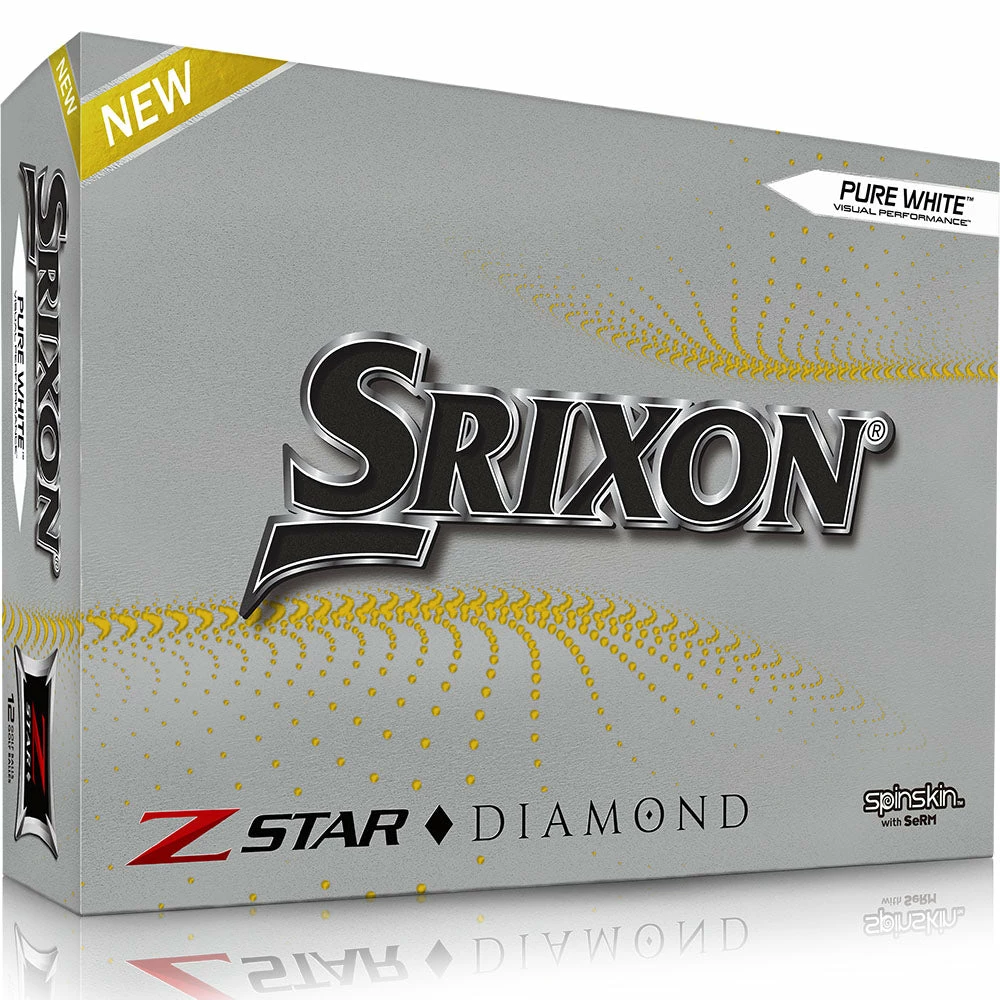 Srixon Z-Star Diamond Golf Balls - Pure White - 12 Pack 10 Srixon Z-Star Diamond Golf Balls - Pure White - 12 Pack - Image 10