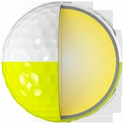 Srixon Z-Star Divide Golf Balls - White/Yellow - 12 Pack -Golf Balls Sales Store srixon z star divide golf balls whiteyellow 8