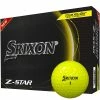 Srixon Z-Star Golf Balls - Yellow - 12 Pack