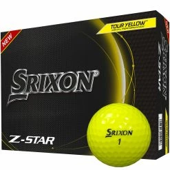 Srixon Z-Star Golf Balls - Yellow - 12 Pack