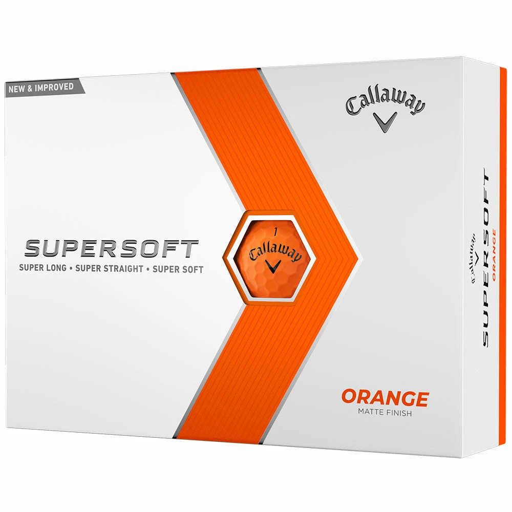 Callaway Supersoft Golf Balls - Orange - 12 Pack 4 Callaway Supersoft Golf Balls - Orange - 12 Pack - Image 4