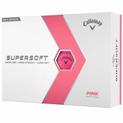 Callaway Supersoft Golf Balls - Pink - 12 Pack -Golf Balls Sales Store supersoft 23 pink 3