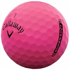 Callaway Supersoft Golf Balls - Pink - 12 Pack -Golf Balls Sales Store supersoft 23 pink 5