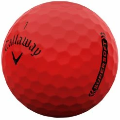 Callaway Supersoft Golf Balls - Red - 12 Pack -Golf Balls Sales Store supersoft 23 red 4