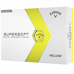 Callaway Supersoft Golf Balls - Yellow - 12 Pack -Golf Balls Sales Store supersoft 23 white yellow 2