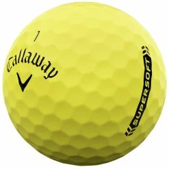 Callaway Supersoft Golf Balls - Yellow - 12 Pack -Golf Balls Sales Store supersoft 23 white yellow 3