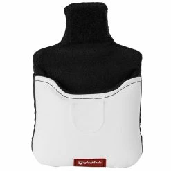 TaylorMade Mallet Headcover - White/Black/Red -Golf Balls Sales Store taylormade mallet headcover white black red 3
