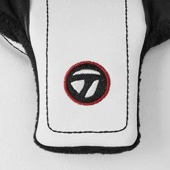 TaylorMade Mallet Headcover - White/Black/Red -Golf Balls Sales Store taylormade mallet headcover white black red 4