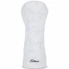 Titleist 3 Panel Leather Fairway Wood Headcover - White/Camo