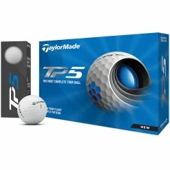 TaylorMade TP5 Golf Balls - White - Double Dozen 16 TaylorMade TP5 Golf Balls - White - Double Dozen -Golf Balls Sales Store tp5 white 1 2