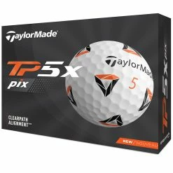 TaylorMade TP5x Pix 2.0 Golf Balls - White - 12 Pack 8 TaylorMade TP5x Pix 2.0 Golf Balls - White - 12 Pack -Golf Balls Sales Store tp5x pix 2