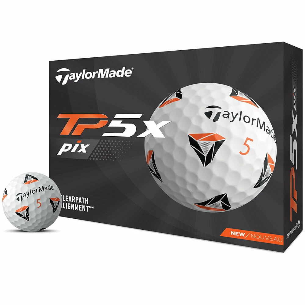 TaylorMade TP5x Pix 2.0 Golf Balls - White - 12 Pack 4 TaylorMade TP5x Pix 2.0 Golf Balls - White - 12 Pack - Image 4