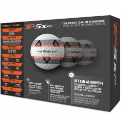 TaylorMade TP5x Pix 2.0 Golf Balls - White - 12 Pack 11 TaylorMade TP5x Pix 2.0 Golf Balls - White - 12 Pack -Golf Balls Sales Store tp5x pix 6
