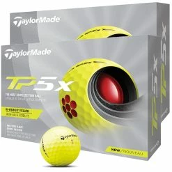 TaylorMade TP5x Golf Balls - Yellow - Double Dozen 9 TaylorMade TP5x Golf Balls - Yellow - Double Dozen -Golf Balls Sales Store tp5x yellow hero dd