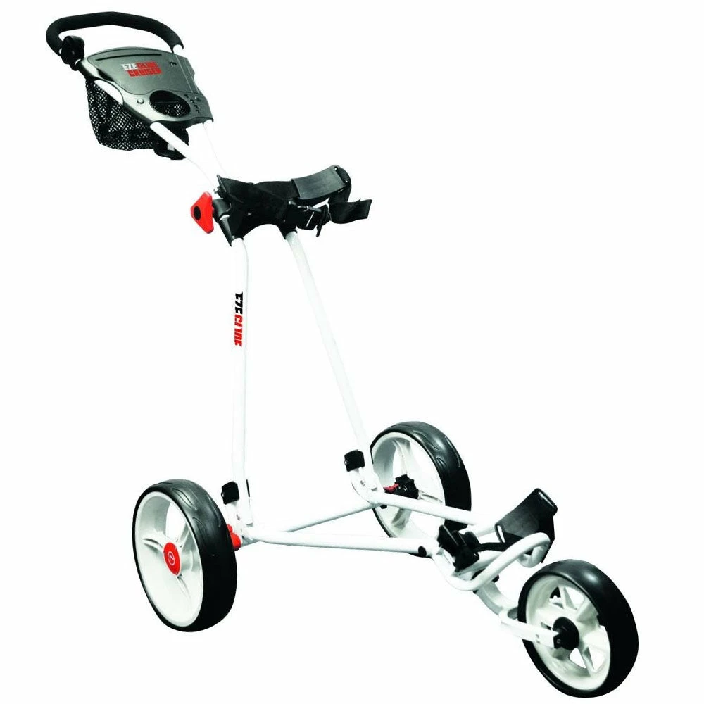 Longridge Eze Glide Cruiser 3-Wheel Push Trolley - White 1 Longridge Eze Glide Cruiser 3-Wheel Push Trolley - White