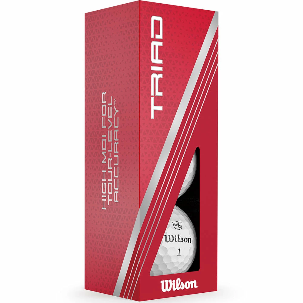 Wilson Staff Wilson Triad Golf Balls - White - Double Dozen 5 Wilson Staff Wilson Triad Golf Balls - White - Double Dozen - Image 5
