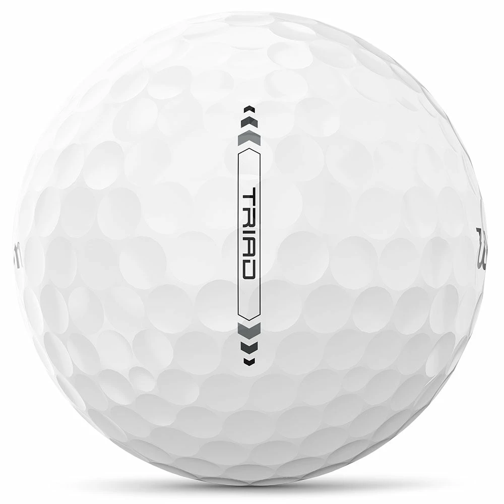 Wilson Staff Wilson Triad Golf Balls - White - Double Dozen 3 Wilson Staff Wilson Triad Golf Balls - White - Double Dozen - Image 3