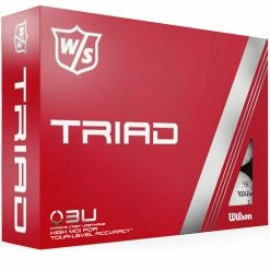 Wilson Staff Wilson Triad Golf Balls - White - 12 Pack -Golf Balls Sales Store triad 6