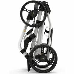 PowaKaddy Twinline 5 Lite 3-Wheel Push Trolley - Polar White -Golf Balls Sales Store twinline 5 white 2
