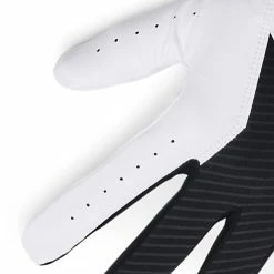 Under Armour Medal Glove - Black/White 7 Under Armour Medal Glove - Black/White -Golf Balls Sales Store under armour medal glove rh black white 3