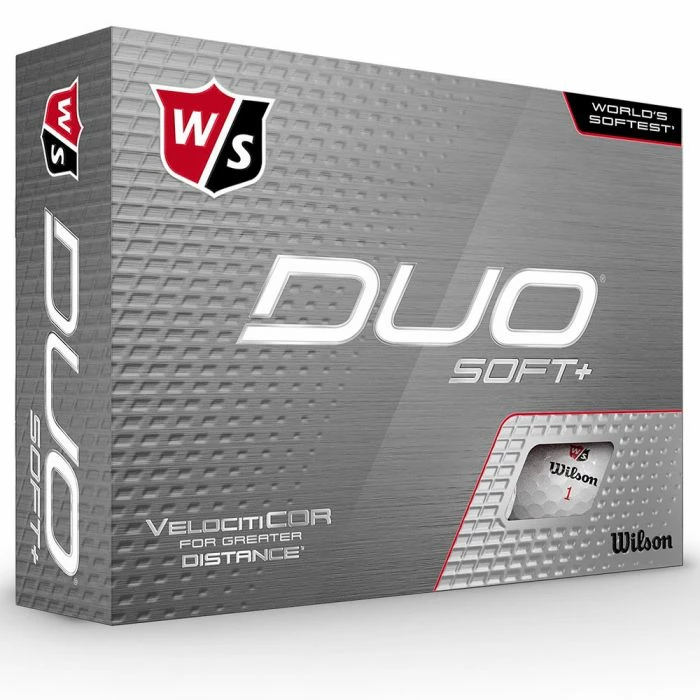 Wilson Staff DUO Soft+ Golf Balls - White - 12 Pack - Image 6