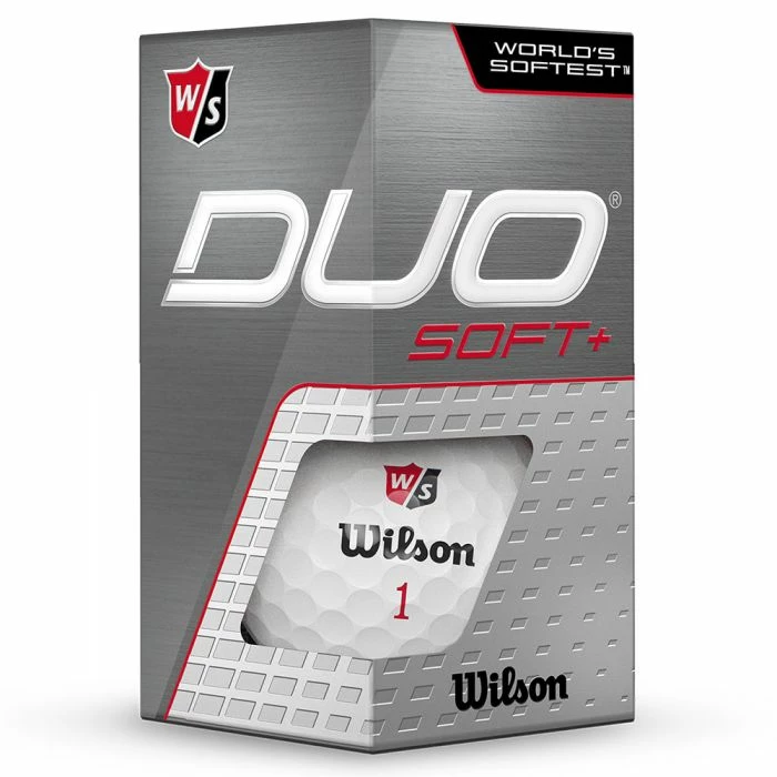 Wilson Staff DUO Soft+ Golf Balls - White - 12 Pack - Image 3