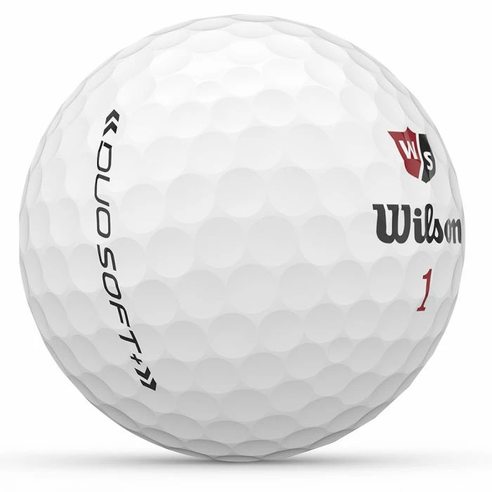 Wilson Staff DUO Soft+ Golf Balls - White - 12 Pack - Image 2
