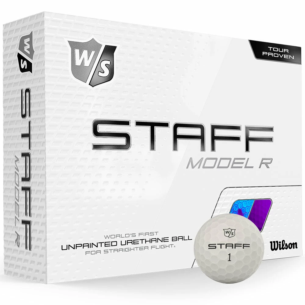 Wilson Staff Model R Golf Balls - White - 12 Pack 1 Wilson Staff Model R Golf Balls - White - 12 Pack