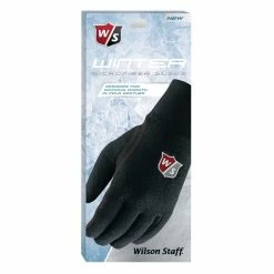Golf Clearance Online Wilson Staff Ladies Microfibre Winter Gloves - (Pair) -Golf Balls Sales Store winter micro fibre glove 4
