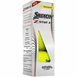 Srixon Z-Star XV 7 Golf Balls - Tour Yellow - 12 Pack -Golf Balls Sales Store z star xv 7 yellow 1